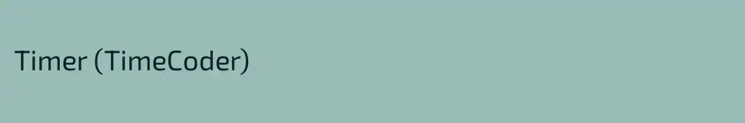 Timer (TimeCoder)